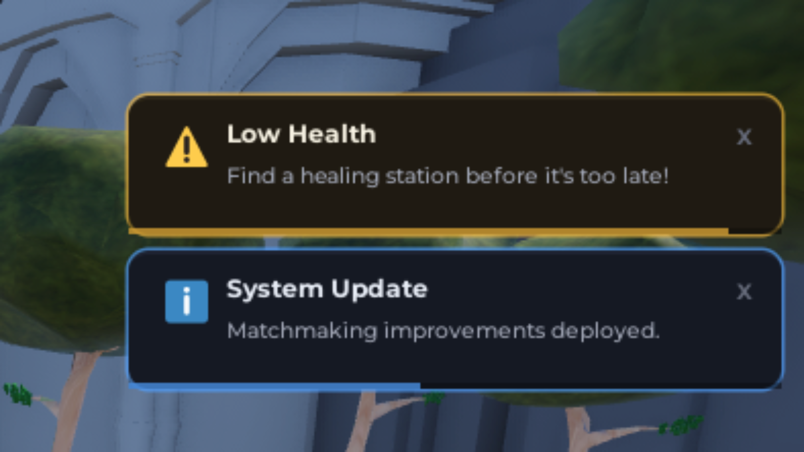 Close-up alerts