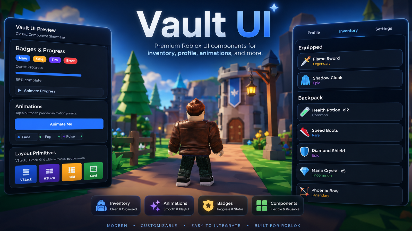 Vault UI System overview